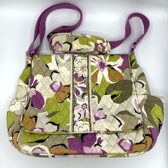 Vera Bradley Portobello Road Baby Diaper Bag With Shoulder Strap - Picture 1 of 5